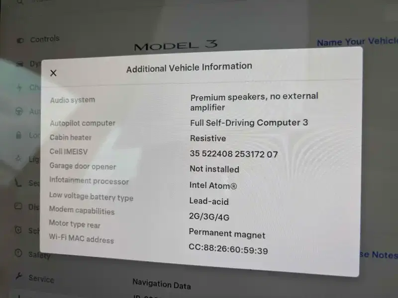 TESLA MODEL 3 STD RANGE PLUS Image 10